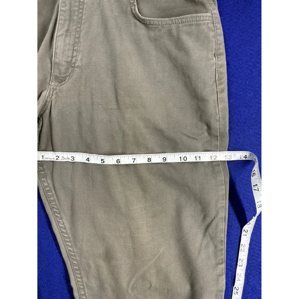 Workwear Mens Carhartt Relaxed Fit Canvas Pants 35x32 Gray
